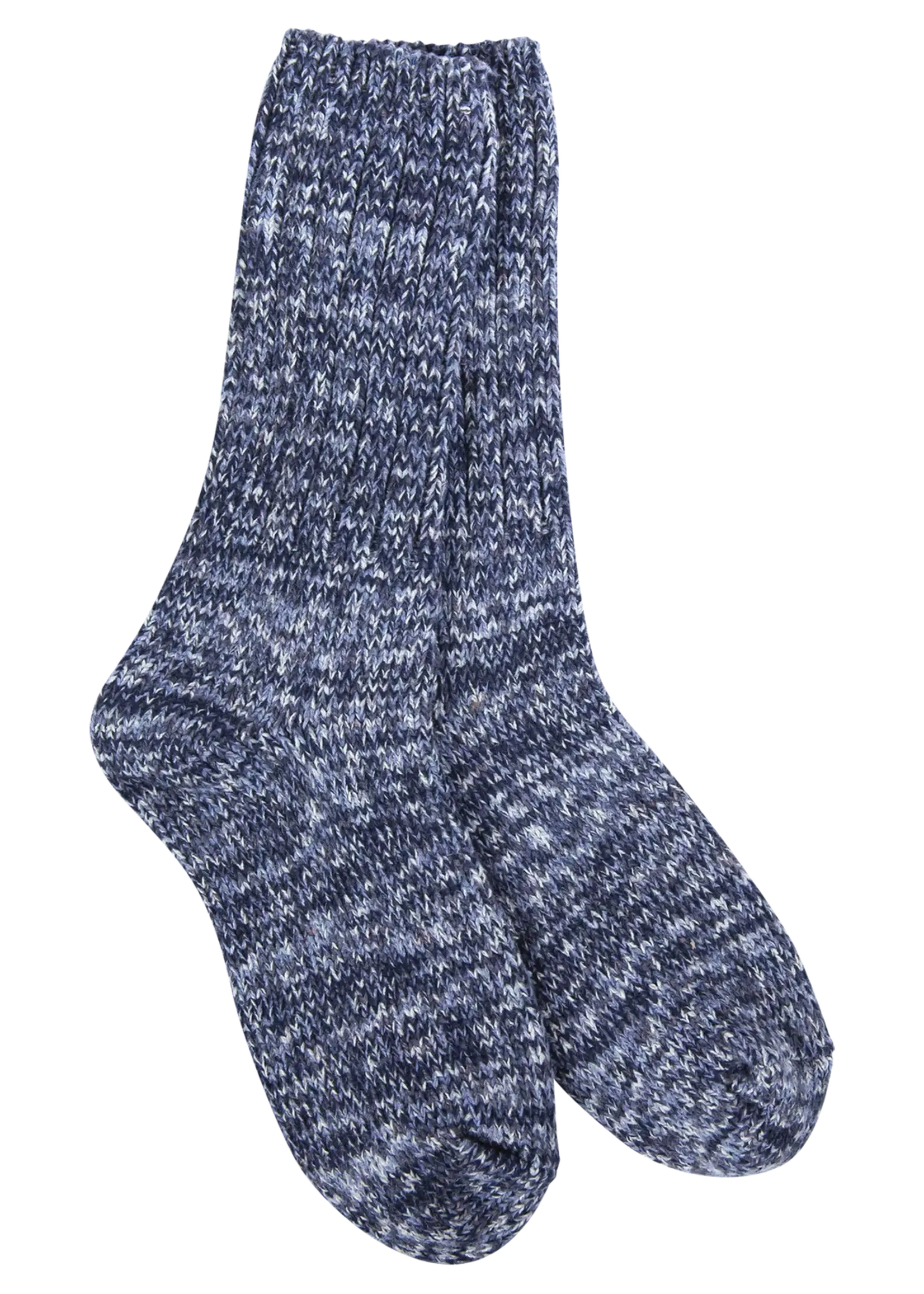 World's Softest Socks Ragg Crew Socks-Denim