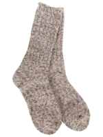 World's Softest Socks Ragg Crew Socks-Nutty