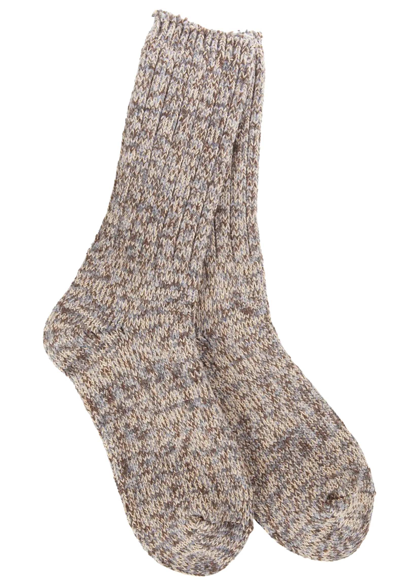 World's Softest Socks Ragg Crew Socks-Nutty