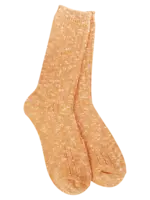 World's Softest Socks Ragg Crew Socks-Orange