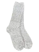 World's Softest Socks Rag Crew Socks-Rocky Confetti