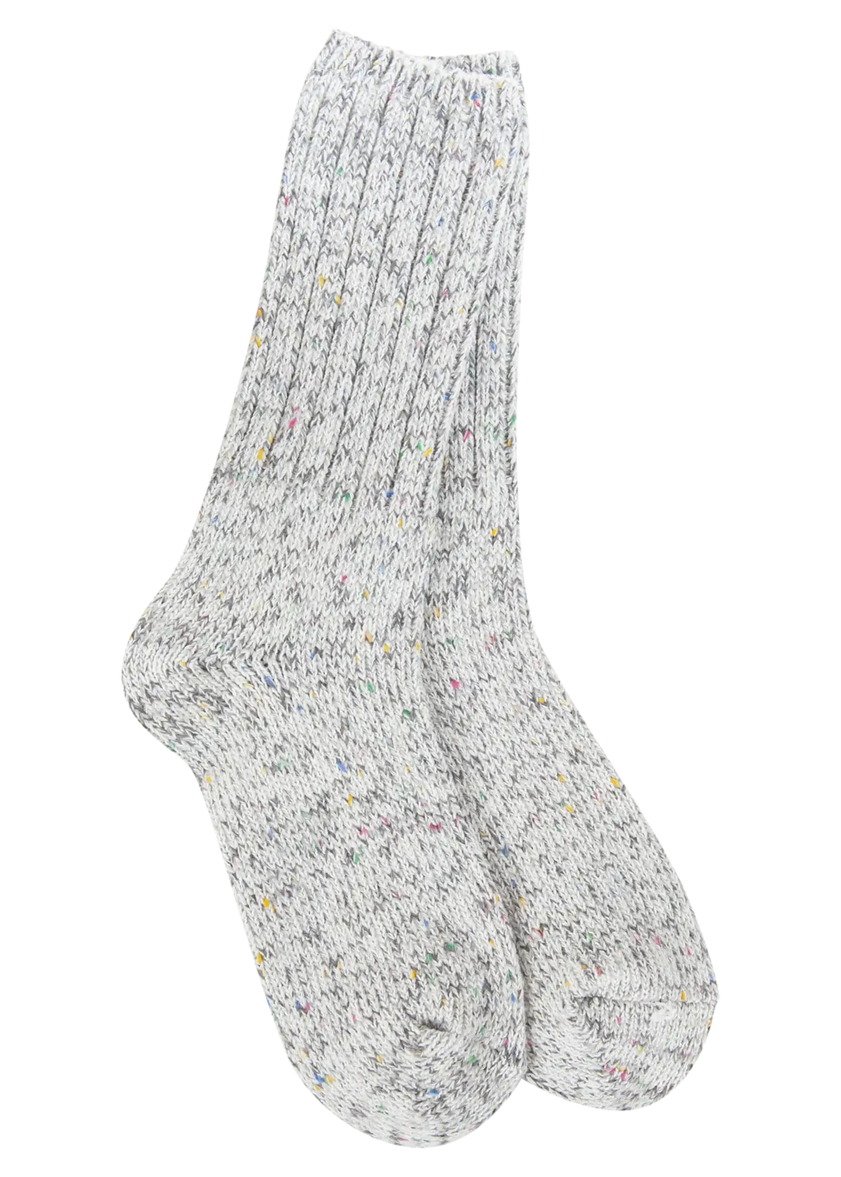 World's Softest Socks Rag Crew Socks-Rocky Confetti