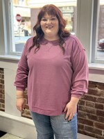 Andre by Unit Magenta Waffle Tunic Top