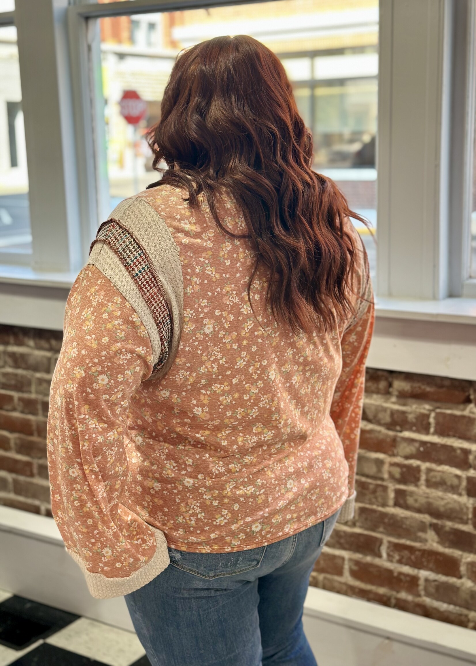 Haptics Floral Print Boho Top