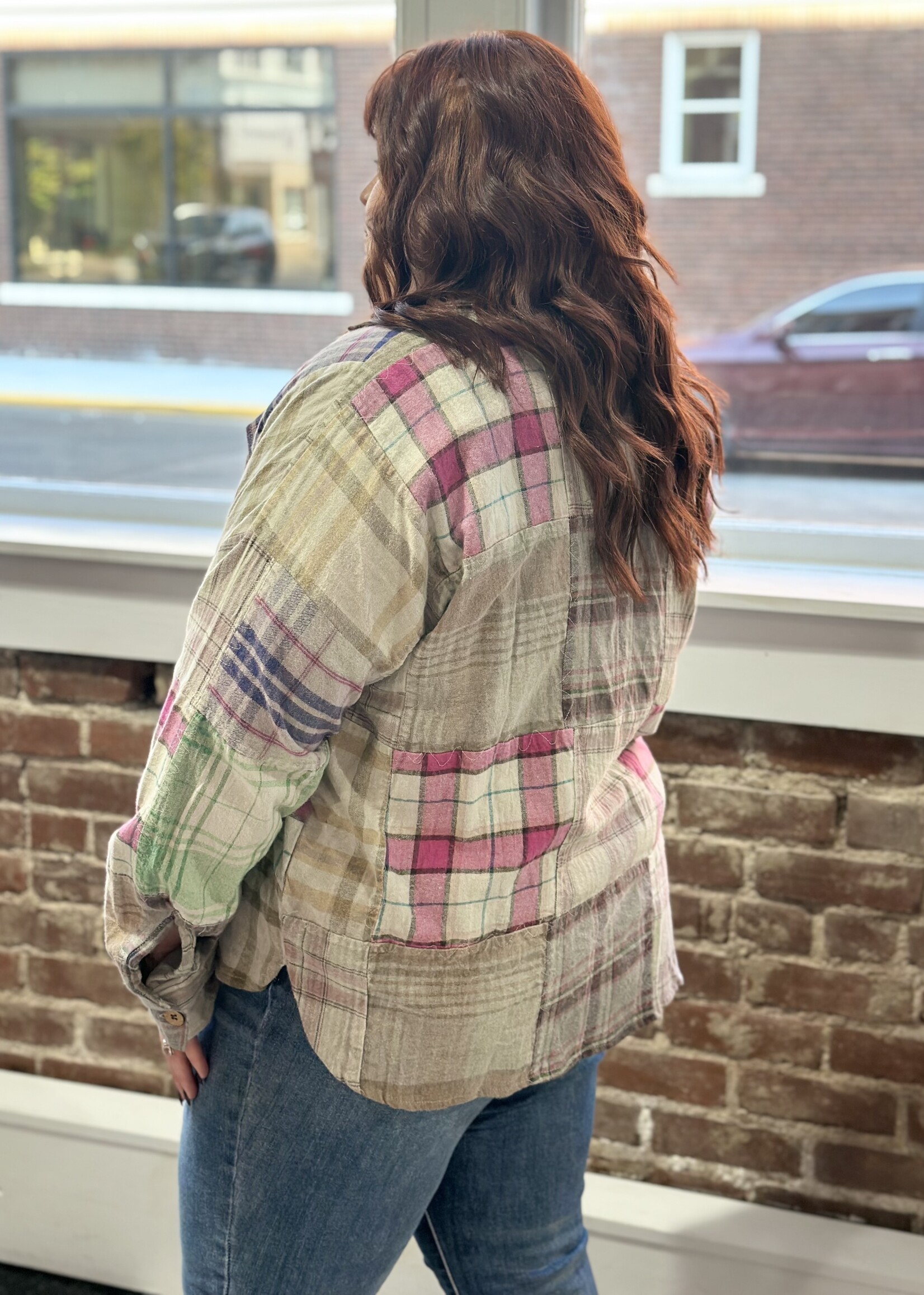 Bohera The Boone Plaid Petal Shacket