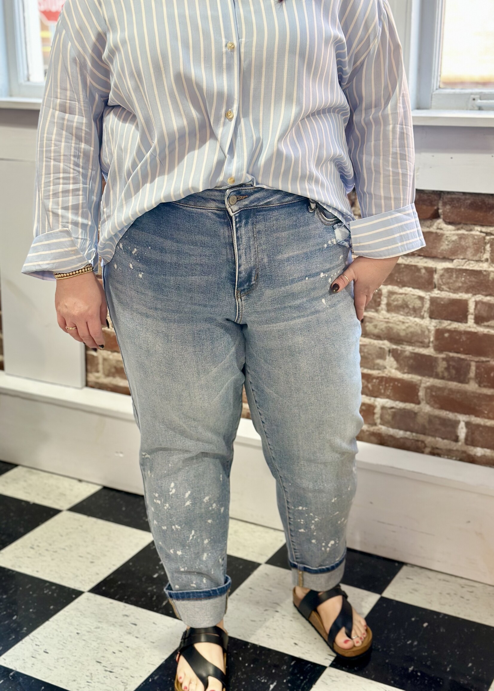 Judy Blue Catch You On The Flipside Jeans