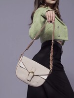 Jen & Co. The Melbourne Shoulder Bag in Beige