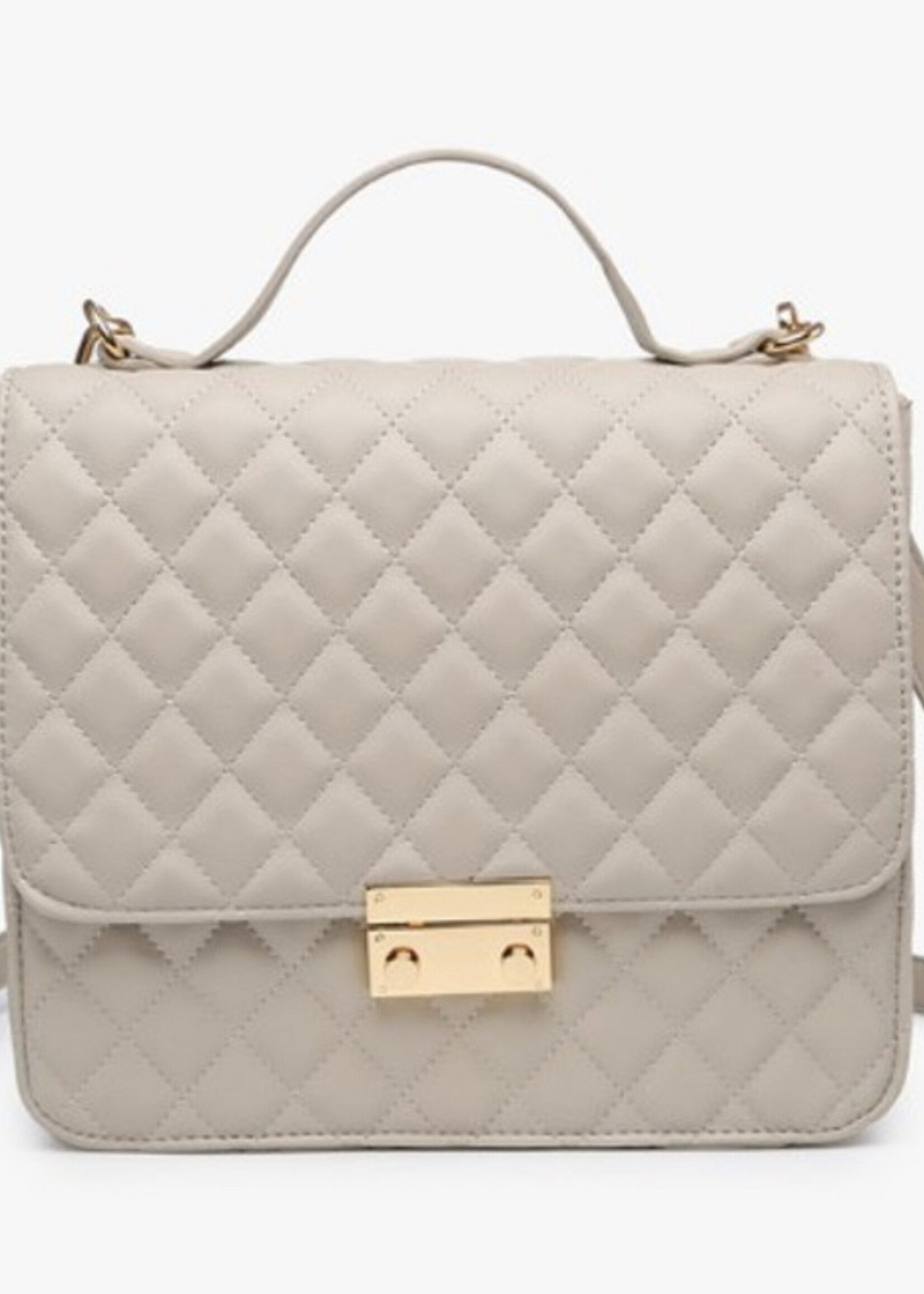 Jen & Co. The Halston Convertible Backpack in Greige