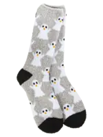 World's Softest Socks Ghostly Cozy Crew Socks