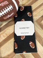 Geometry Quarterback Tea Towel