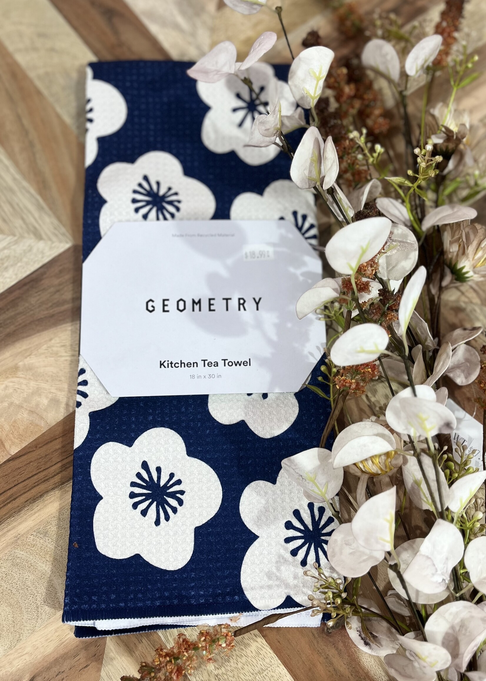 Geometry Every Sunday Tea Towel