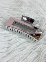 Silver Metallic Claw Clip