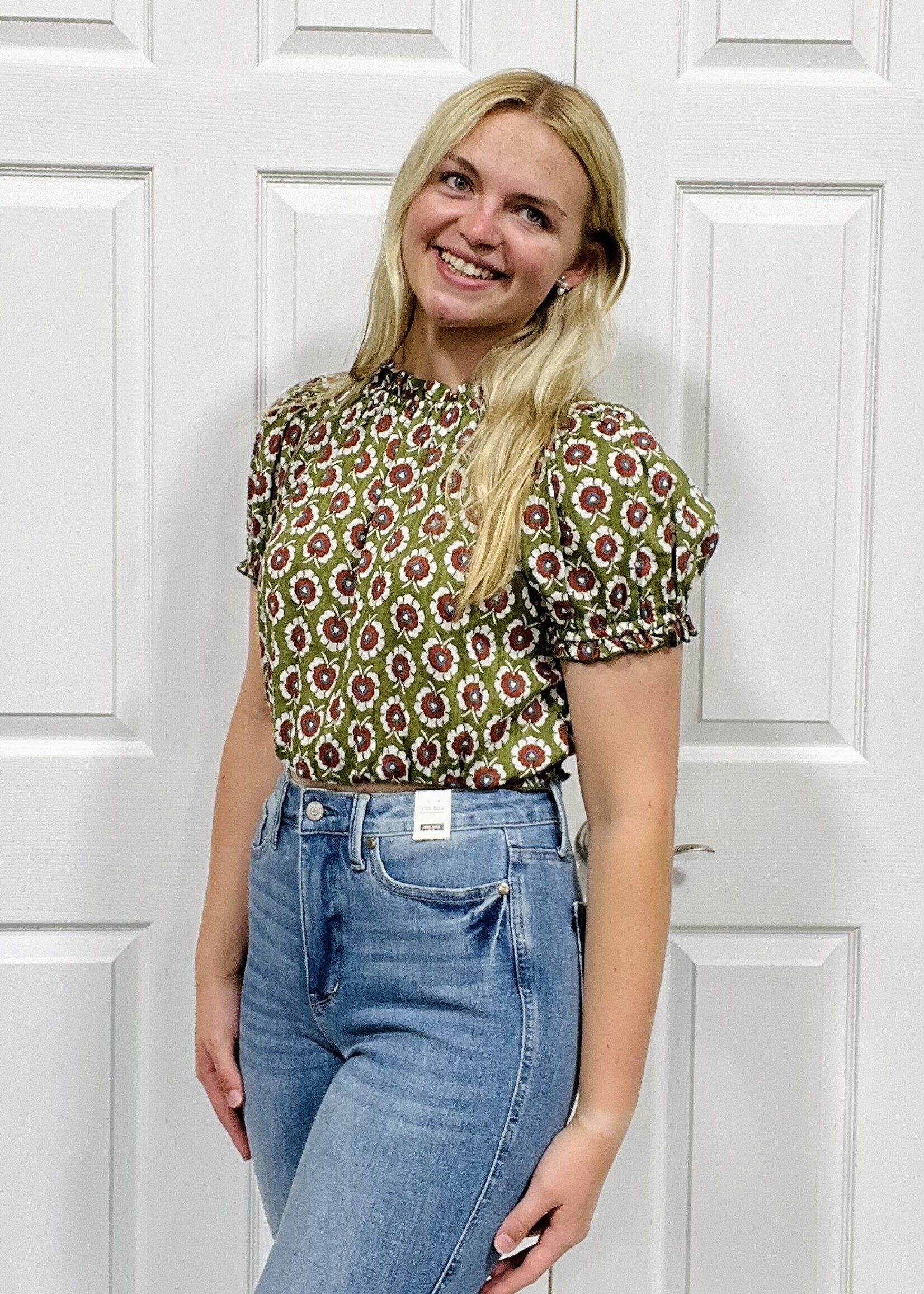 Bucketlist Olive Me Top