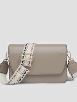 Jen & Co. The Noah Crossbody in Parchment
