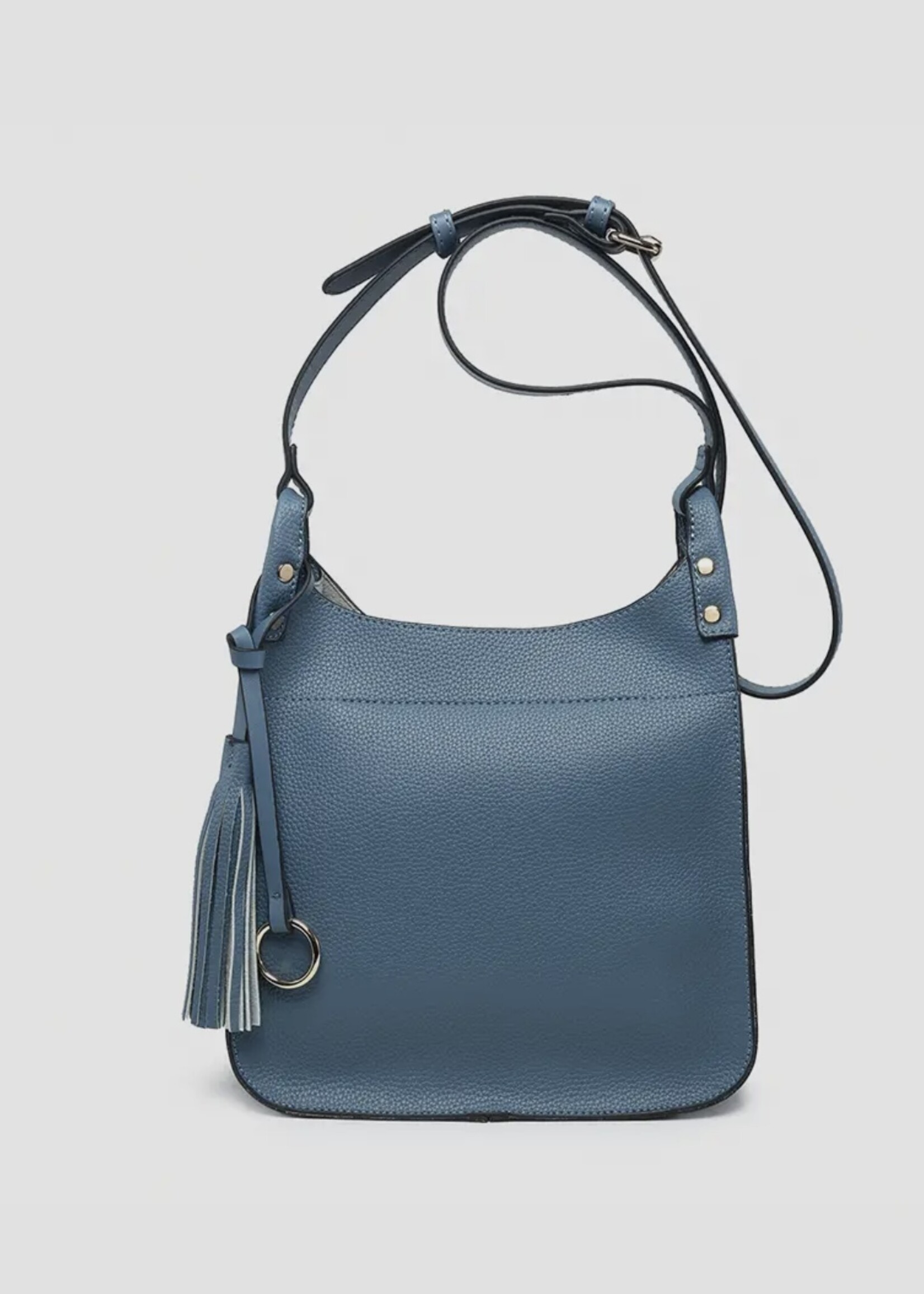 Jen & Co. The Lucinda Crossbody in Dark Peacock