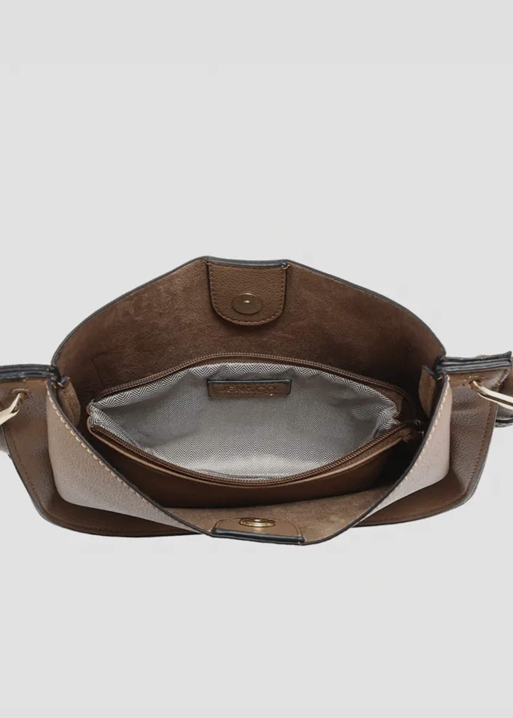 Jen & Co. The Ramona Crossbody in Dark Lilac