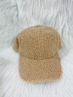 Southern Couture Tan Sherpa Ball Cap