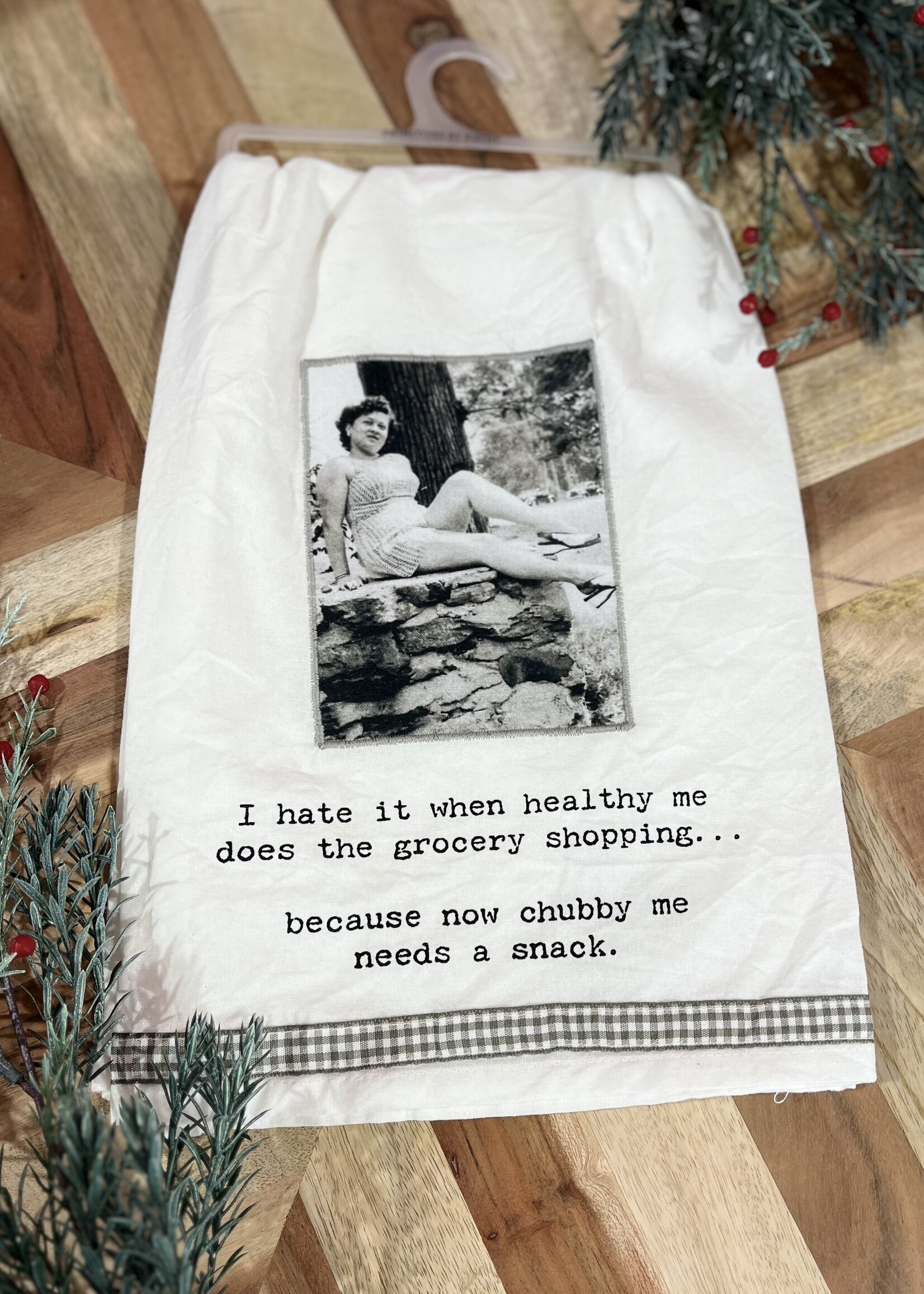 Needs A Snack Tea Towel