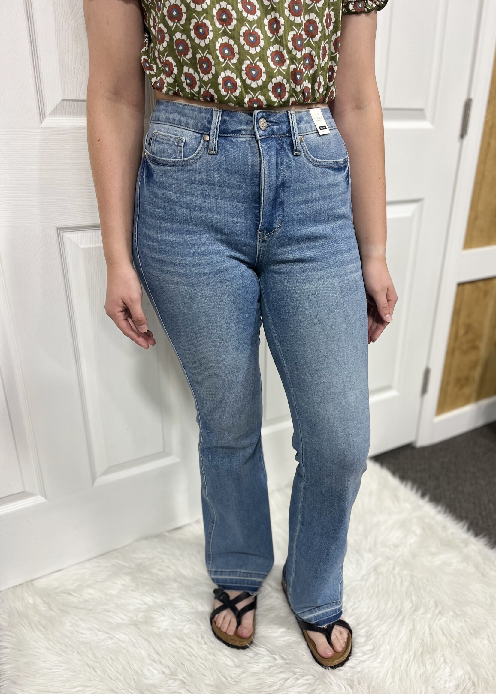 Judy Blue Country Roads Slim Bootcut Jeans