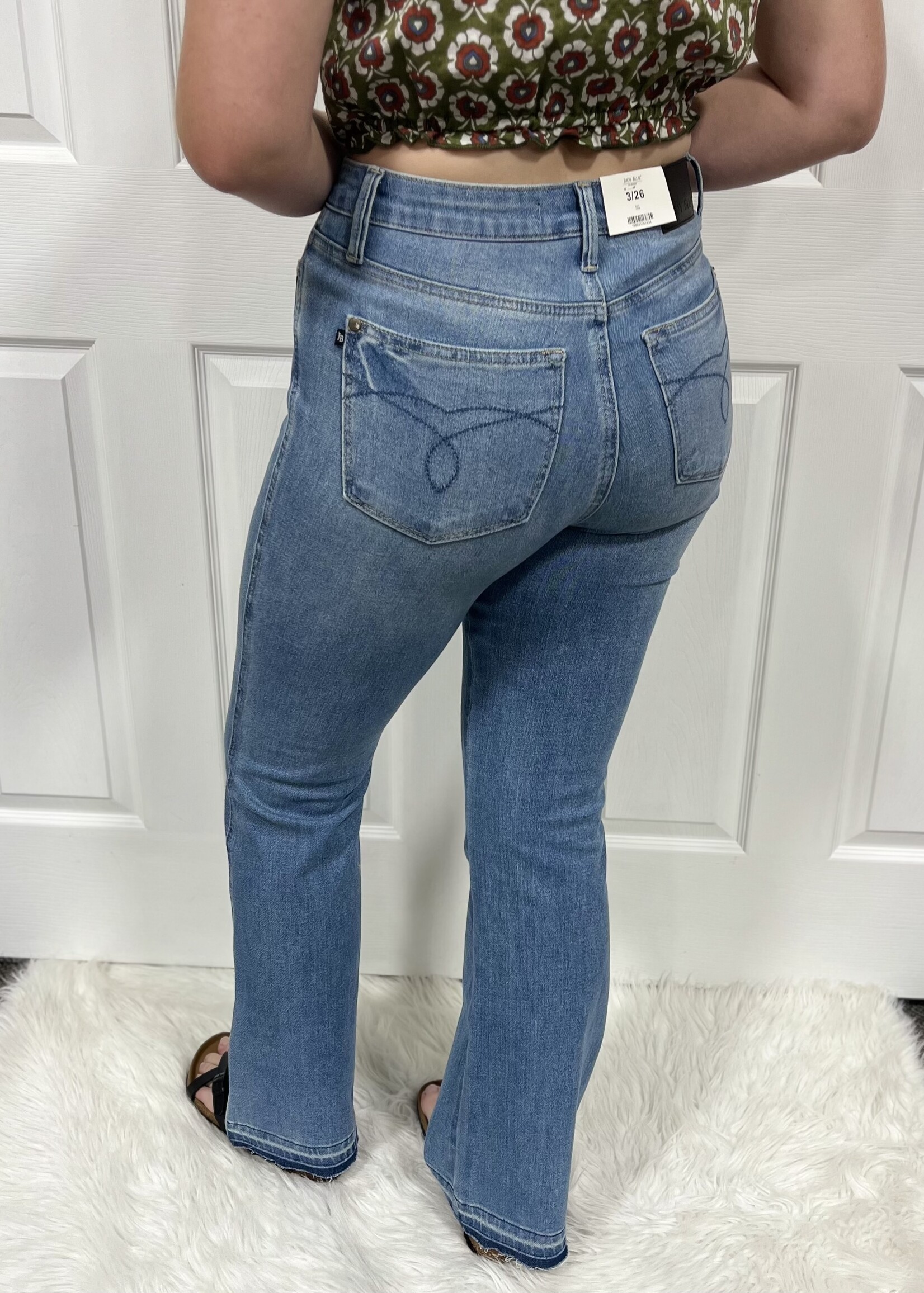 Judy Blue Country Roads Slim Bootcut Jeans