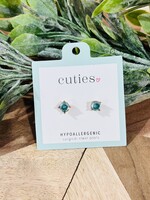 Sea Glass Sparkly Studs