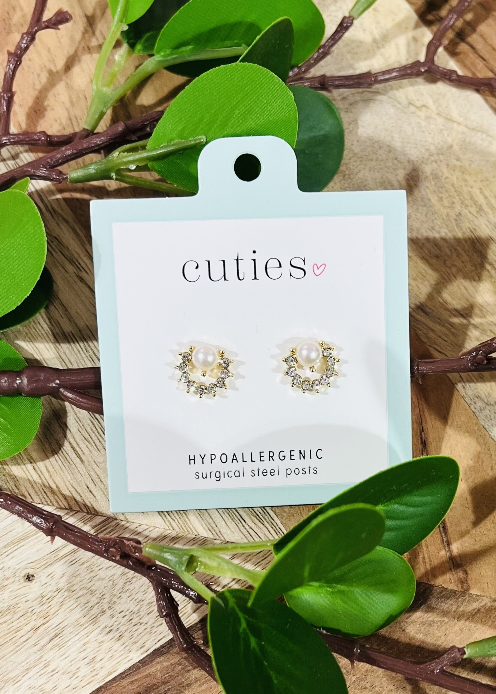 Pearl/Stud Infinity Studs