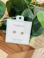 Silver Multi-Sparkle Studs
