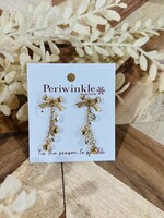 Periwinkle Bows & Bells Earrings