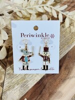 Periwinkle Nutcracker & Mouse King Earrings