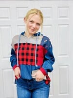 Bohera The Americana Patchwork Hoodie