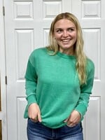 Southern Couture Comfy Round Here Pullover in Island Green