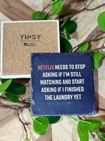 Netflix Needs to Stop Ceramic Coaster