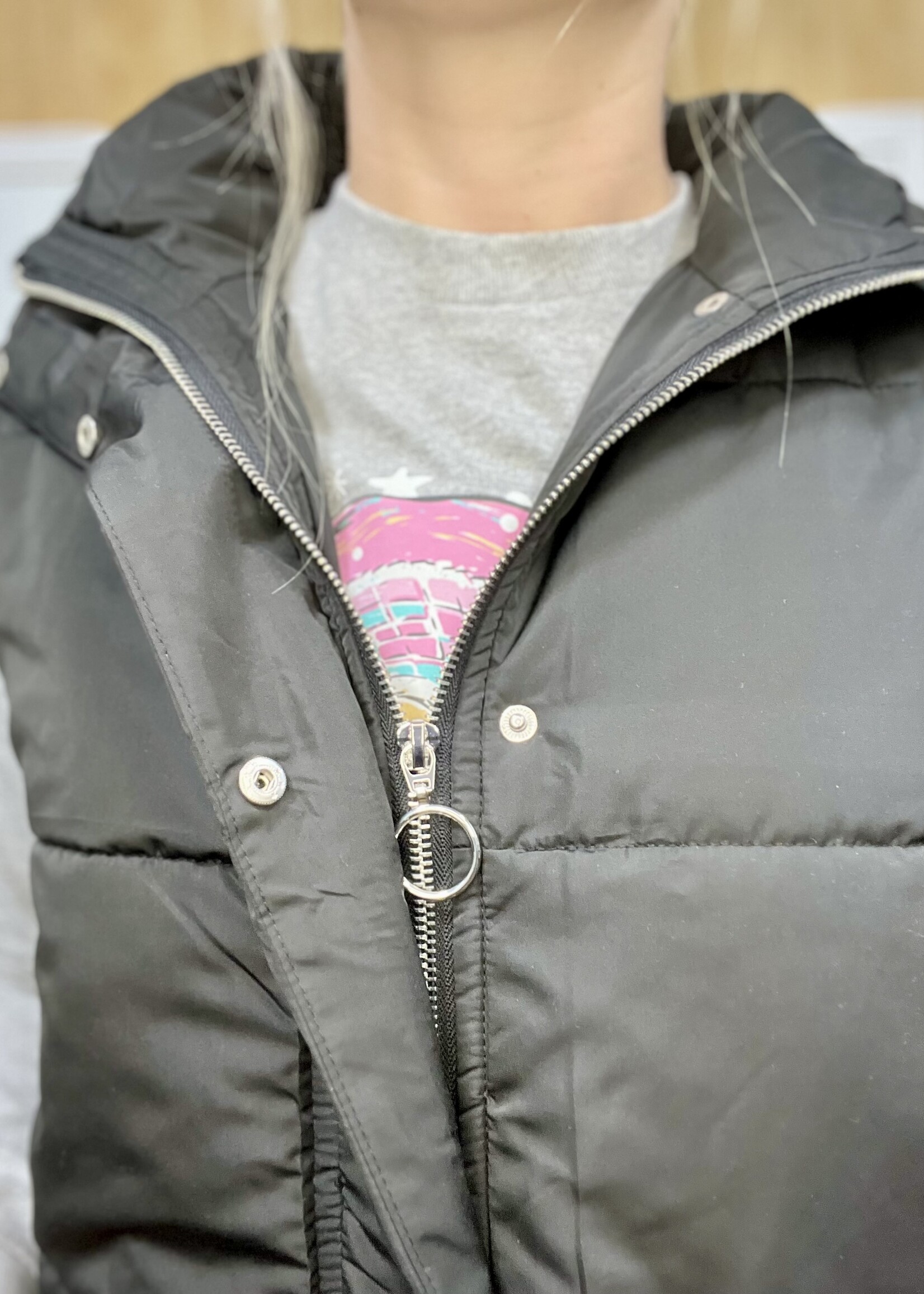 Katydid Long Puffer Vest