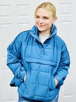 Katydid Blue Puffer Pullover