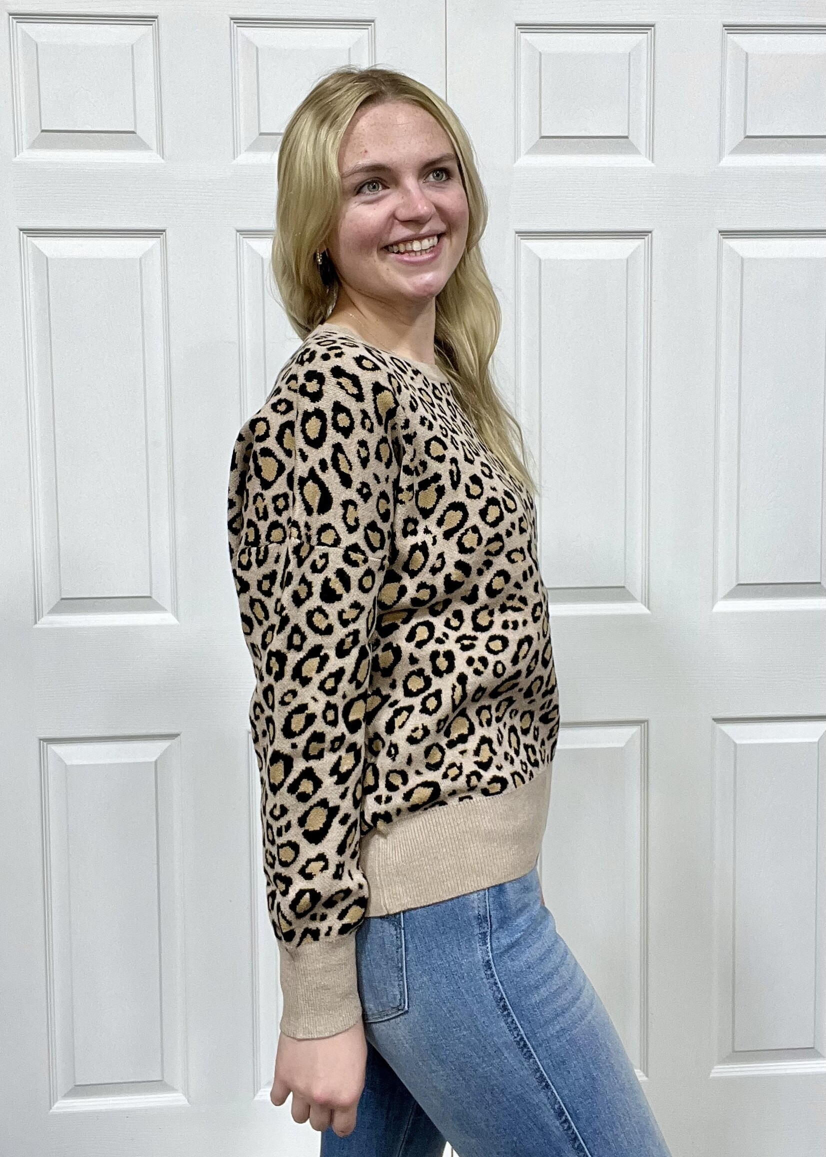 Haptics Wildside Leopard Sweater