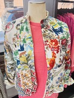 Quilted Patch Jacket-One Size