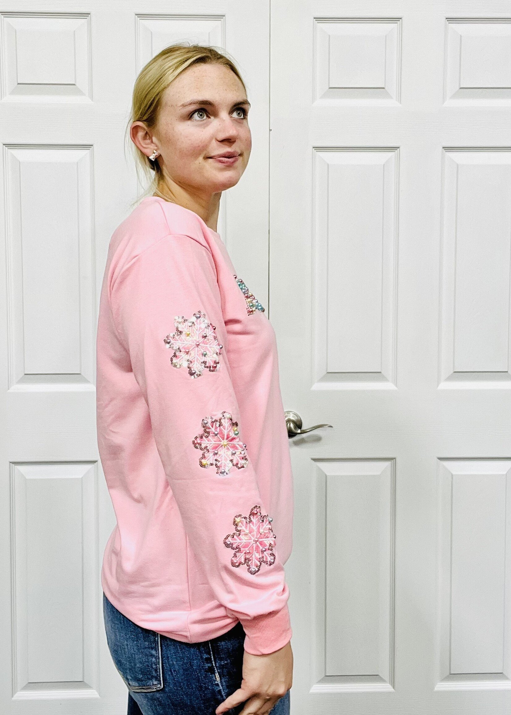 Grace+Emma Pearl “Merry” Sweatshirt