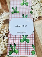 Ribbon and Cheer Tea Towel