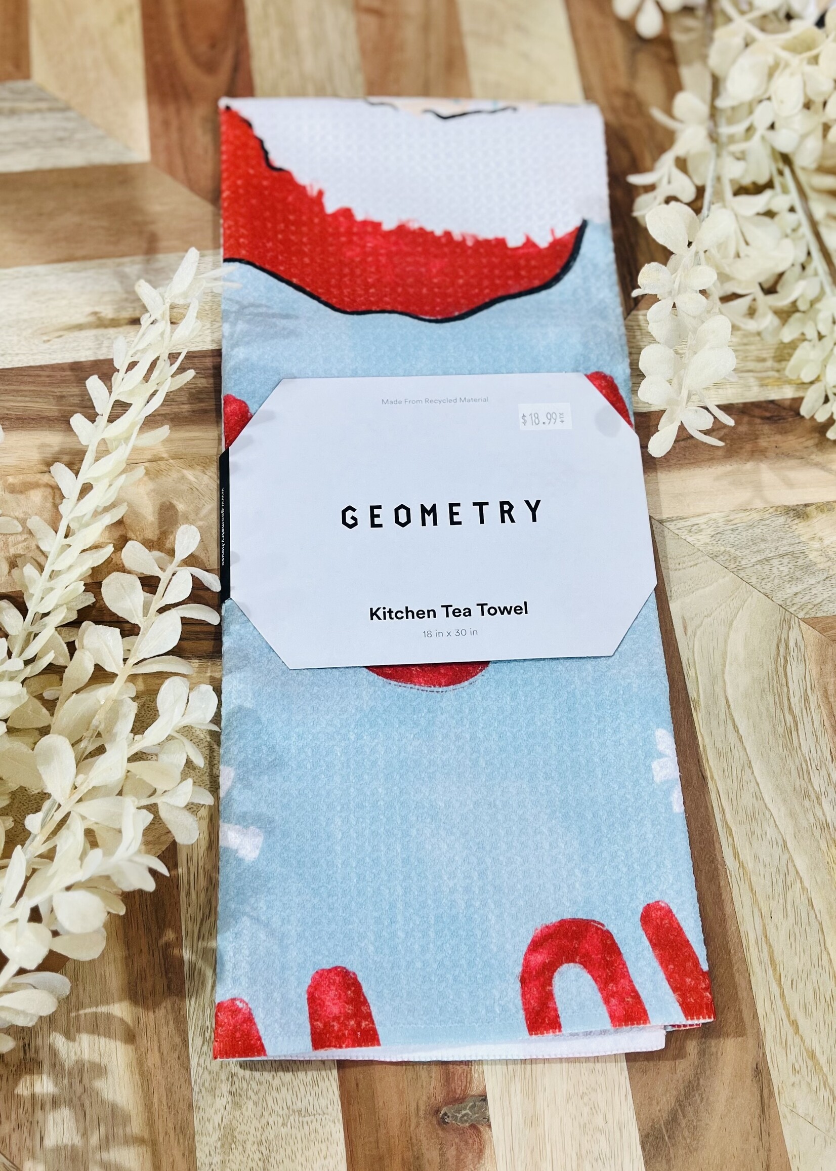 Merry Santa Claus Tea Towel