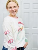 Grace+Emma Glitter Santa Top