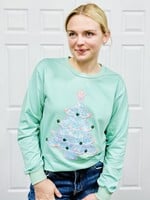 Grace+Emma Sequin Christmas Tree Top