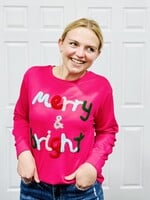 Grace+Emma Merry & Bright Chenille Top