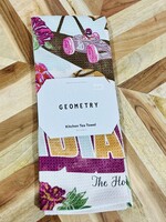 Geometry Greetings from Indiana Tea Towel