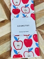 Geometry Apple a Day Tea Towel
