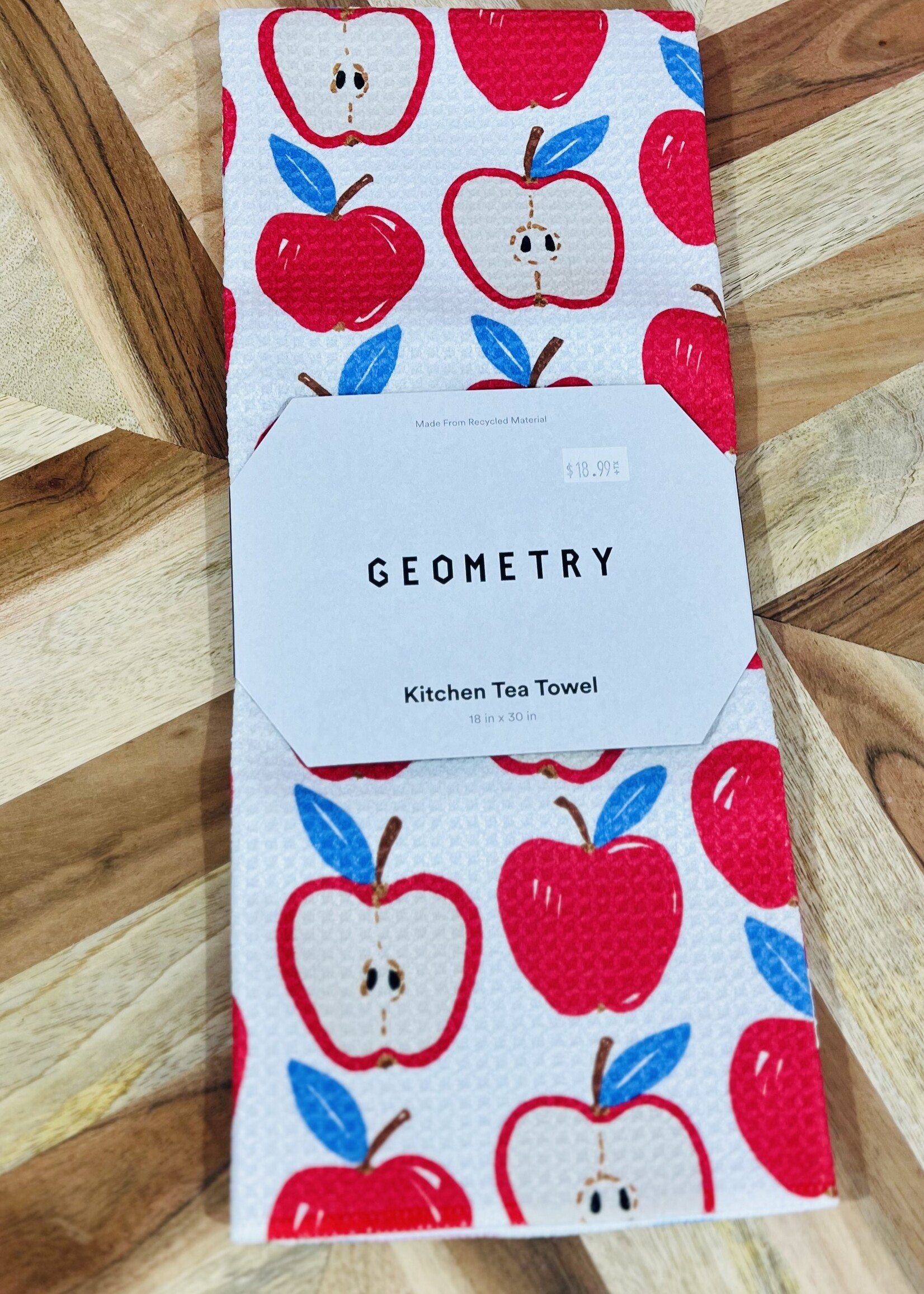 Geometry Apple a Day Tea Towel
