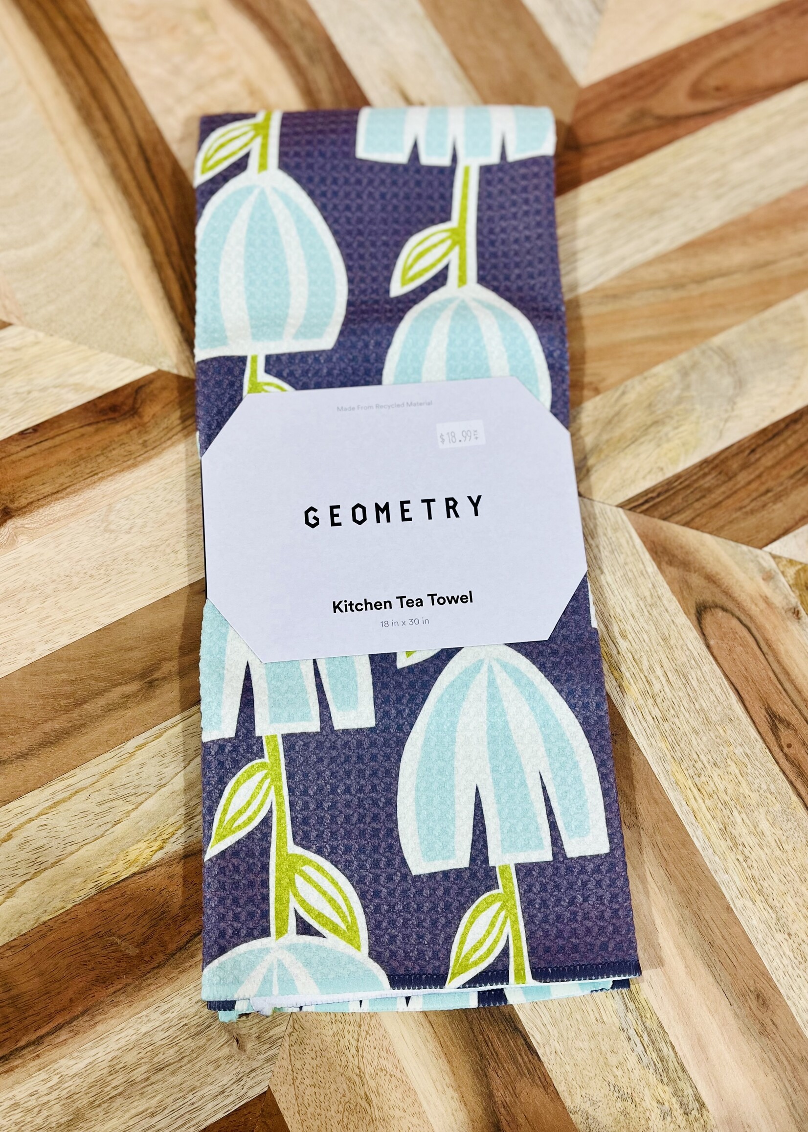 Geometry Tulips for Days Tea Towel