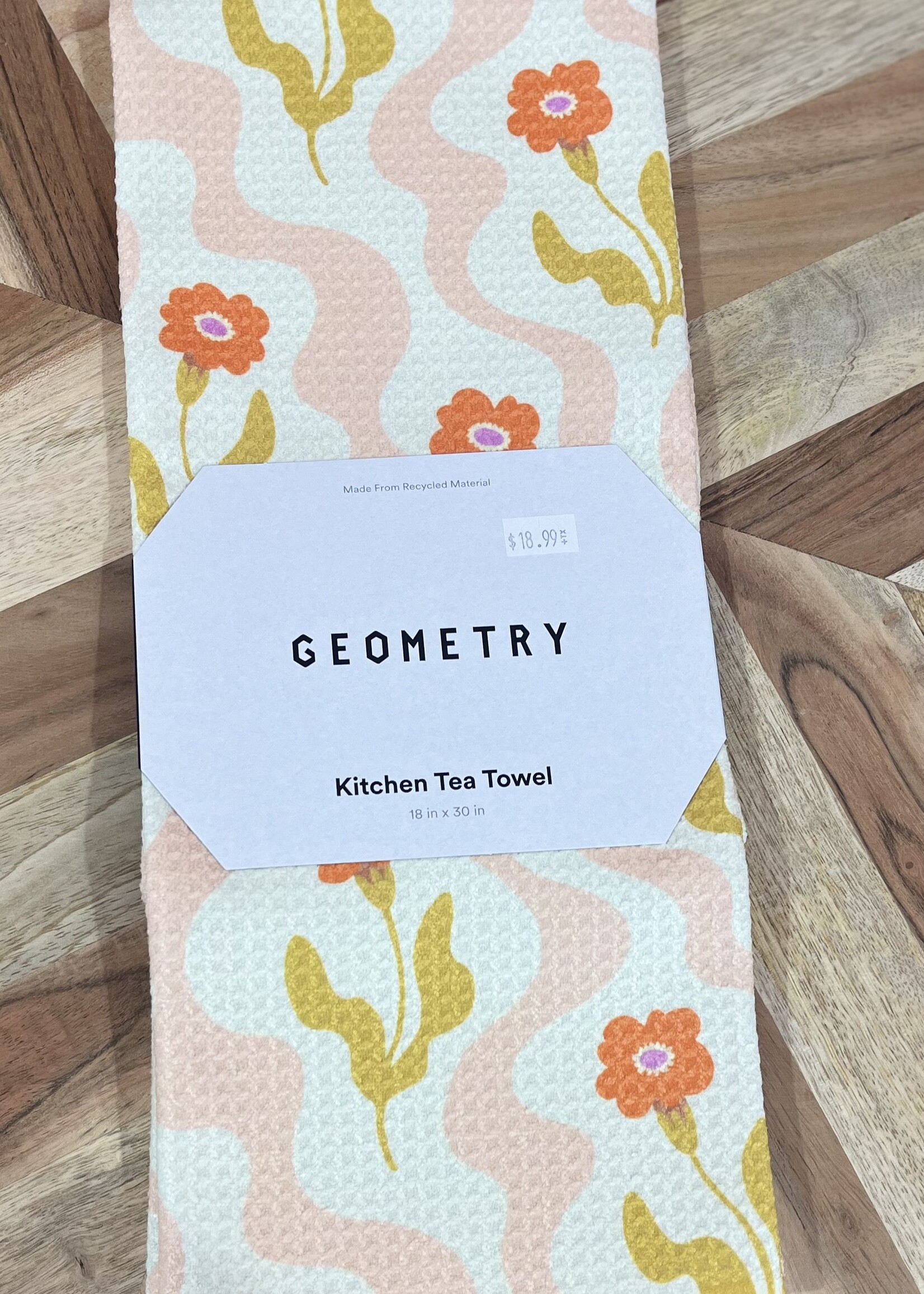 Geometry Dreamy Path Tea Towel