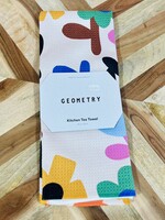 Geometry Sunny Bloom Tea Towel