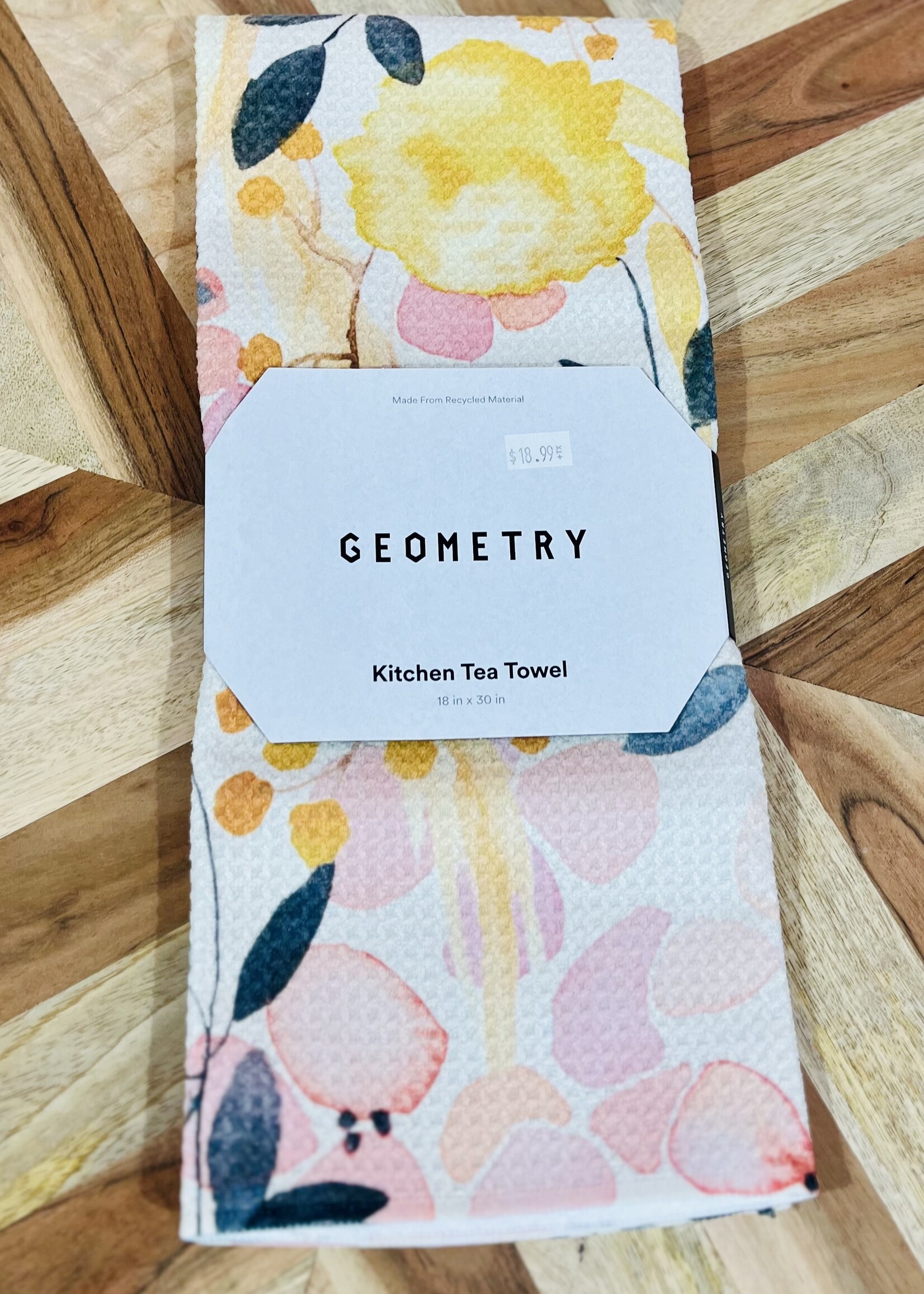 Geometry Sleepy Fields Tea Towel