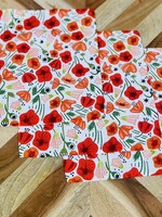 Geometry Poppy Power Dishcloth Set